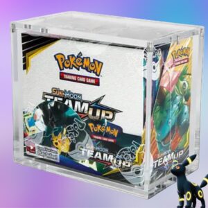 ENGLISH POKÉMON BOOSTER BOX ACRYLIC PROTECTION CASE