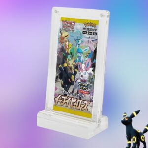 SINGLE LONG CRIMP POKEMON BOOSTER PACK ACRYLIC CASE
