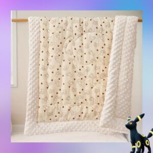 DOLL BEAR QUILTED BLANKET