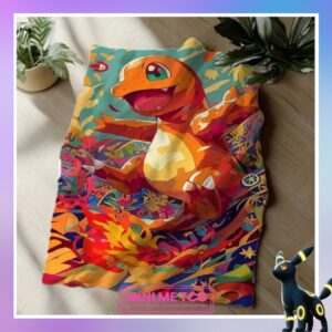 Char Char Throw Blanket